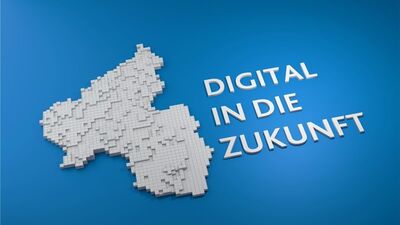 Landesumriss von Rheinland-Pfalz