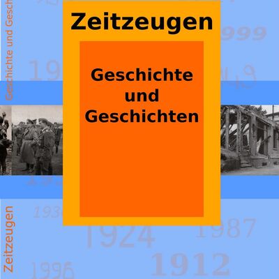 Buchcover mit dem Titel "Zeitzeugen, Geschichte und Geschichten" von der Inititiative 55 plus-minus