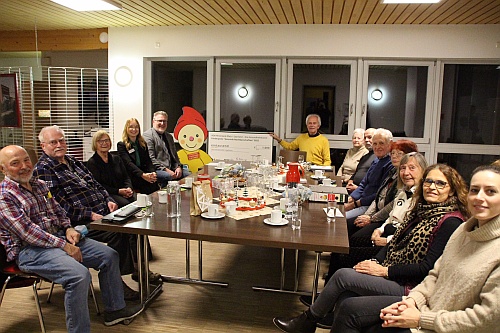 Heinzelmännchen in Ingelheim, Vergabe des Preises,  Gesunde Nachbarschaft Scheck